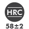 Hardened HRC 58±2