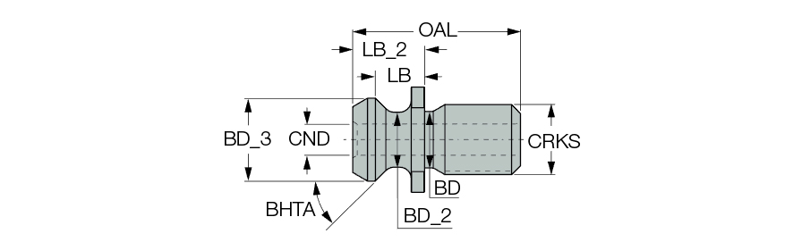 PS CAT40 45 5/8 ANSI B