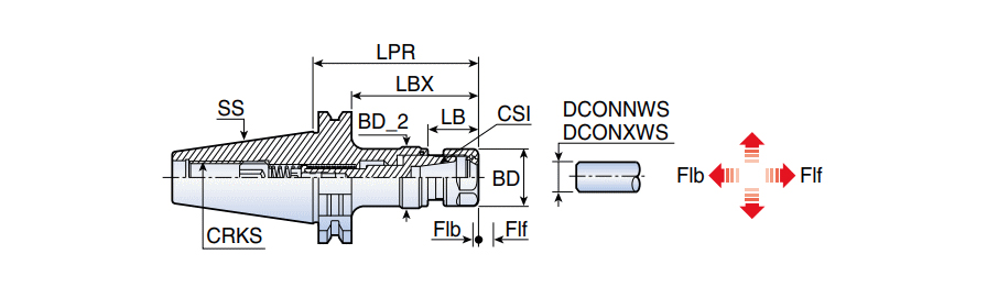 GTI DIN69871 50 ER16